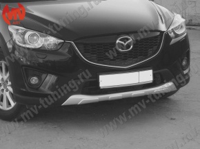 Накладка на передний бампер Mazda CX-5 (2011-2016)