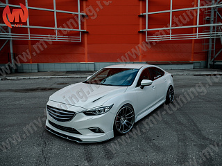 Капот с прорезаными жабрами SkyActivSport на Mazda 6 / Atenza GJ (2012 - н.в.)