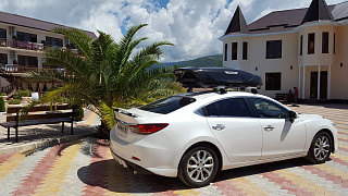 Клыки(накладки) заднего бампера SkyActivSport Mazda 6 / Atenza GJ (2012 - 2018)
