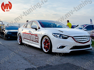 Пороги SkyActivSport Mazda 6 / Atenza GJ и GL (2012 - 2023) + УСТАНОВОЧНЫЙ КОМПЛЕКТ