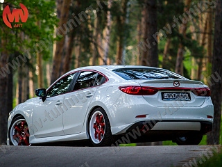  Диффузор заднего бампера var №3 Mazda 6 / Atenza GJ (2012 - 2018) 