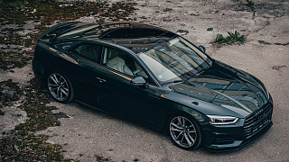 Спойлер-Лип Audi A5 (кузов F5) (2016-2020) + УСТАНОВОЧНЫЙ КОМПЛЕКТ