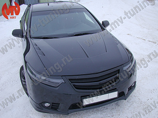 Реснички на фары Honda Accord 8 (VIII) / Acura TSX (CU/CW) (2008-2013) + УСТАНОВОЧНЫЙ КОМПЛЕКТ