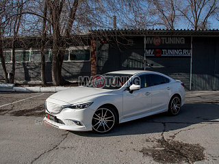 Решетка радиатора Mazda 6 комплектация №1 (планки) / Atenza GJ (2015 - 2018)