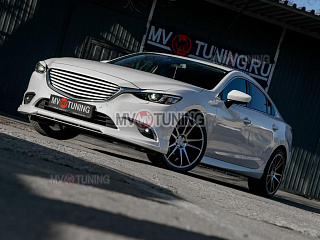 Решетка радиатора Mazda 6 комплектация №2 (решетка в сборе) / Atenza GJ (2015 - 2018)