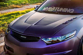 Реснички на фары Honda Accord 8 (VIII) / Acura TSX (CU/CW) (2008-2013) + УСТАНОВОЧНЫЙ КОМПЛЕКТ