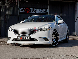 Решетка радиатора Mazda 6 комплектация №2 (решетка в сборе) / Atenza GJ (2015 - 2018)