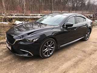 Реснички на фары Mazda 6 / Atenza GJ (2015 - 2018) + УСТАНОВОЧНЫЙ КОМПЛЕКТ