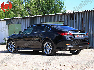 Диффузор заднего бампера var №1 Mazda 6 / Atenza GJ (2012 - 2018)