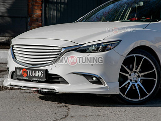 Решетка радиатора Mazda 6 комплектация №1 (планки) / Atenza GJ (2015 - 2018)