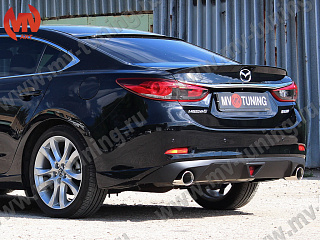 Диффузор заднего бампера var №1 Mazda 6 / Atenza GJ (2012 - 2018)