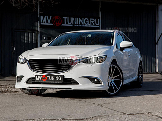Решетка радиатора Mazda 6 комплектация №2 (решетка в сборе) / Atenza GJ (2015 - 2018)