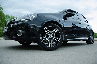 Пороги Текстурный Пластик R-Line VW Golf VI (2008-2012) + УСТАНОВОЧНЫЙ КОМПЛЕКТ