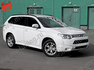 Пороги Mitsubishi Outlander (3rd generation) Broomer Design (2012-2014)