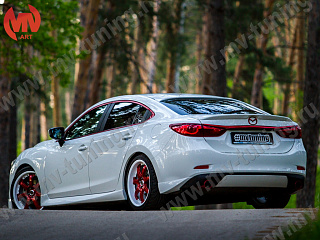 Пороги SkyActivSport Mazda 6 / Atenza GJ и GL (2012 - 2023) + УСТАНОВОЧНЫЙ КОМПЛЕКТ